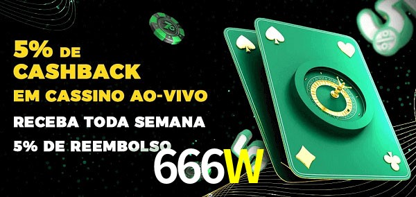 Promoções do cassino ao Vivo 666W